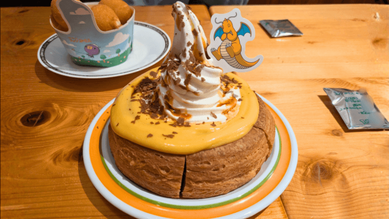 カイリューのシロノワールカスタードプリンの画像